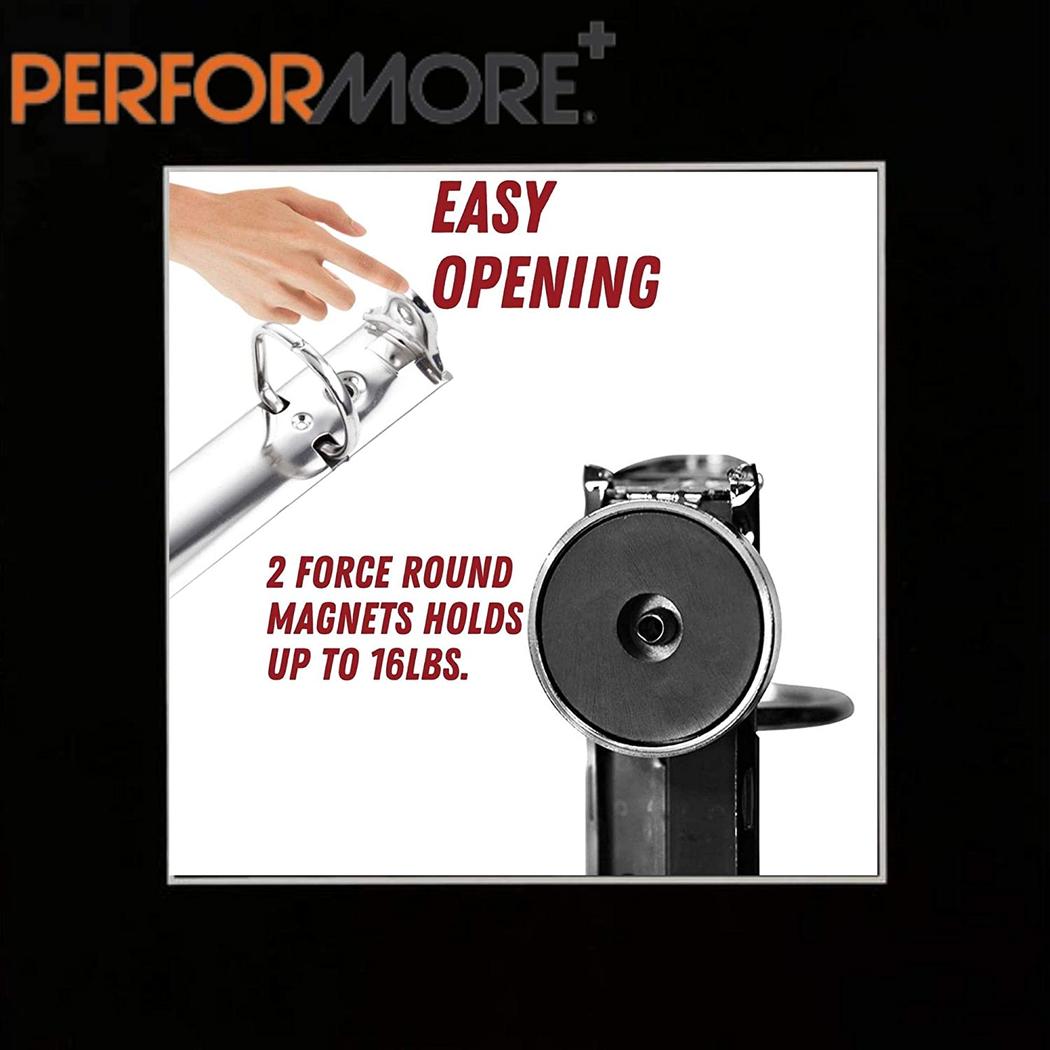 Magnetic 2 Ring Binder Locking Mechanism, 1 inch D Shaped Rings For A5 Size - 25 Pack