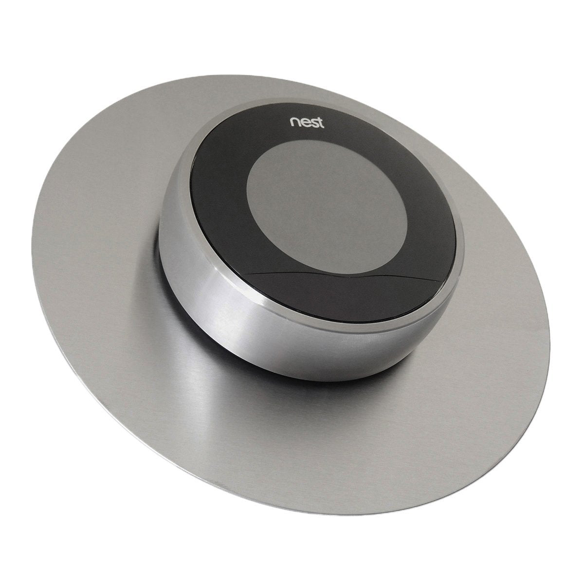 Nest Thermostat Wall Plate, 6 Inch Stainless Steel Cover Plate, Fits Generation 1, 2, 3, E Nests - RingBinderDepot.com